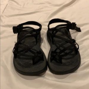 Black Double Strap Chacos
